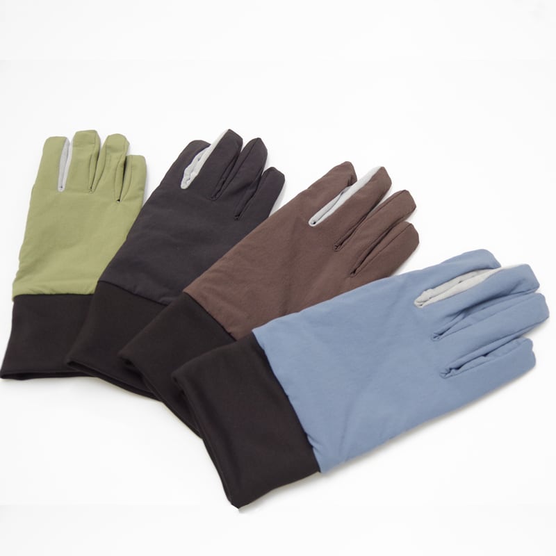 Fieldwork Gloves ダークブラウン【Nature Clips】防寒・超撥水手袋、フィッシングやサイクリングにも