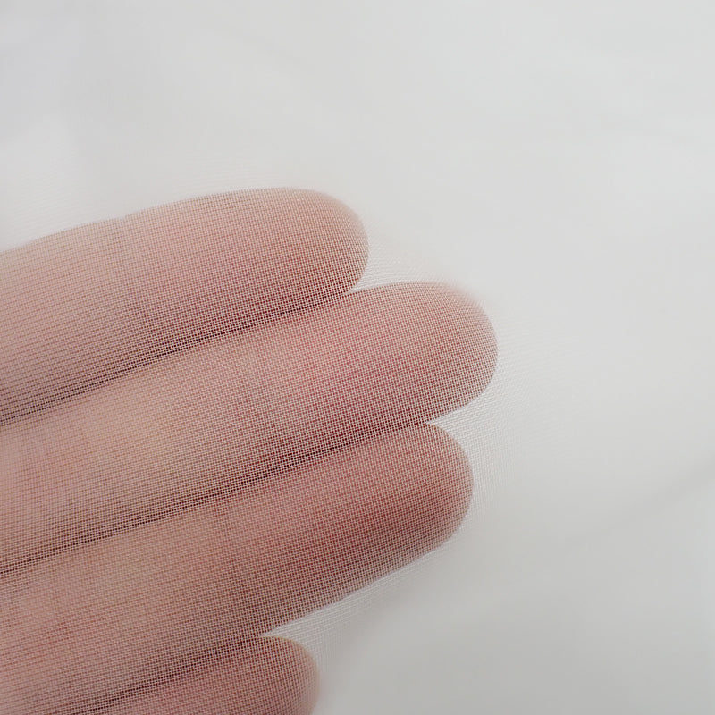 虫捕り網 網のみ ナイロン 紗 白 径36cm【志賀昆虫製】