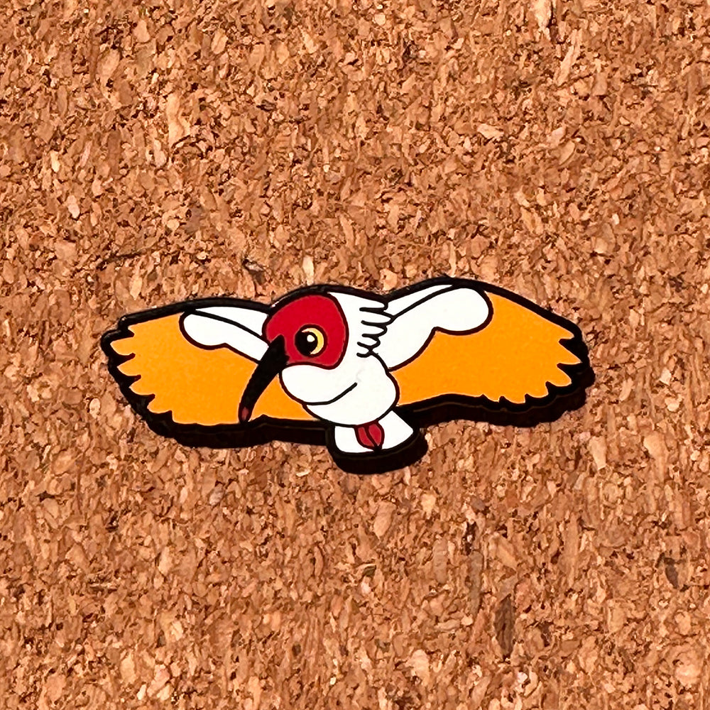 バードピンズ ピンバッジ トキ【日本鳥類保護連盟】