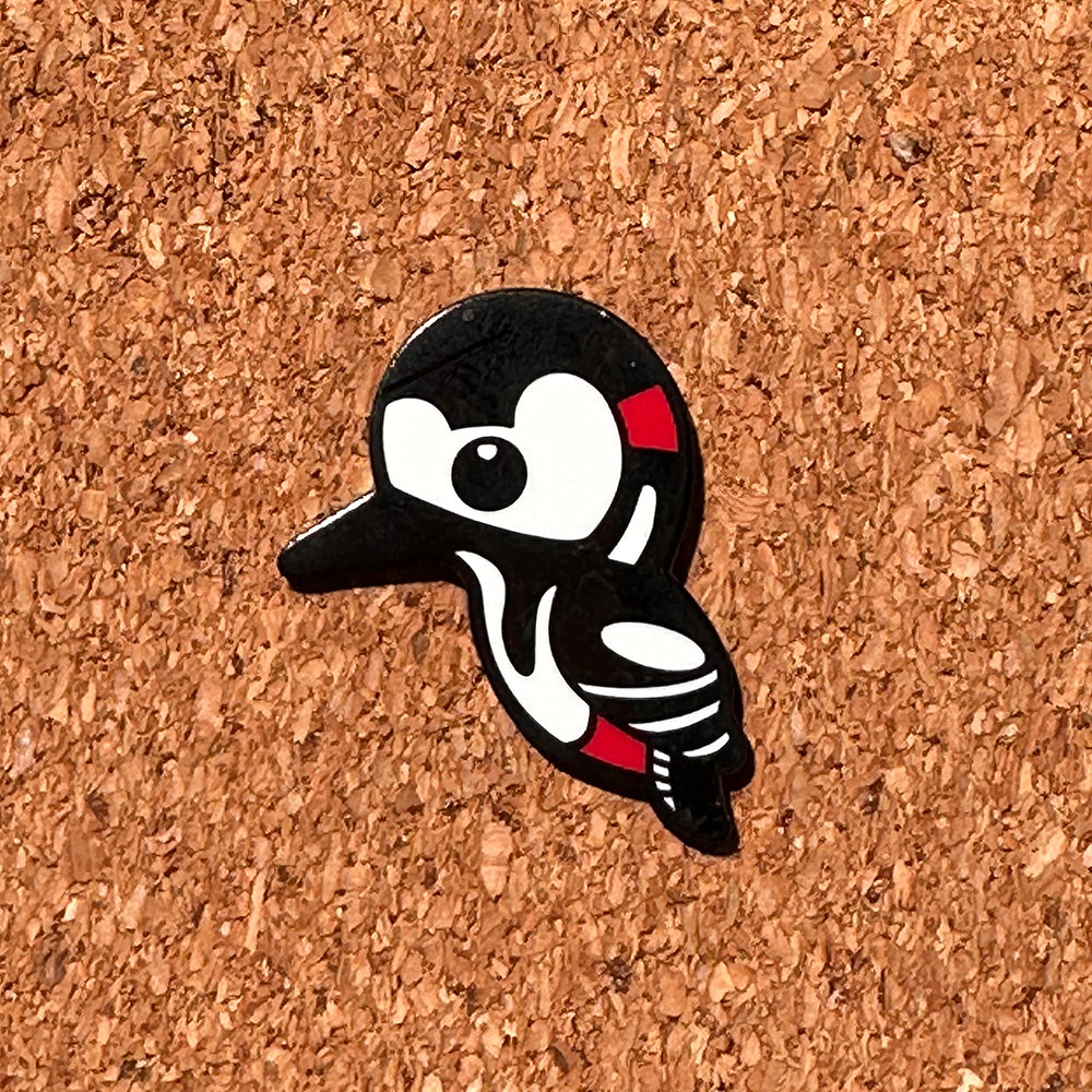 バードピンズ ピンバッジ アカゲラ【日本鳥類保護連盟】