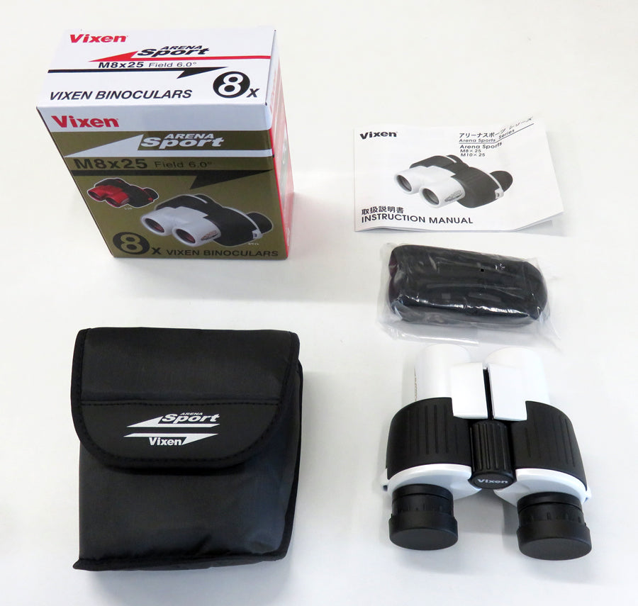 双眼鏡 アリーナスポーツM8X25【Vixen】スポーツ観戦・コンサートにも