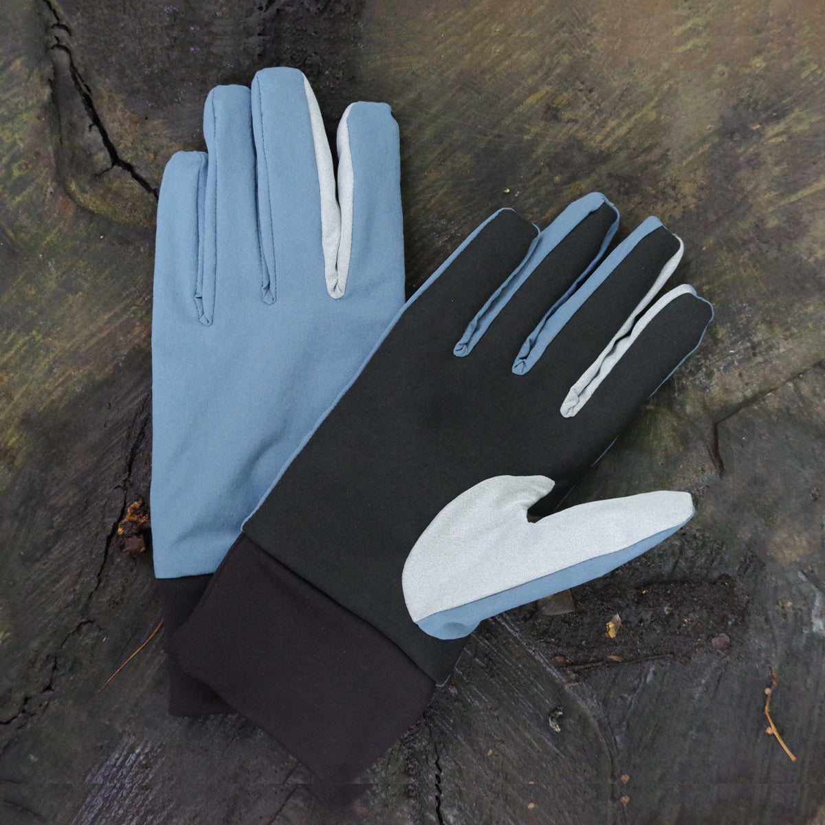 Fieldwork Gloves ブルーグレー【Nature Clips】防寒・超撥水手袋、フィッシングやサイクリングにも