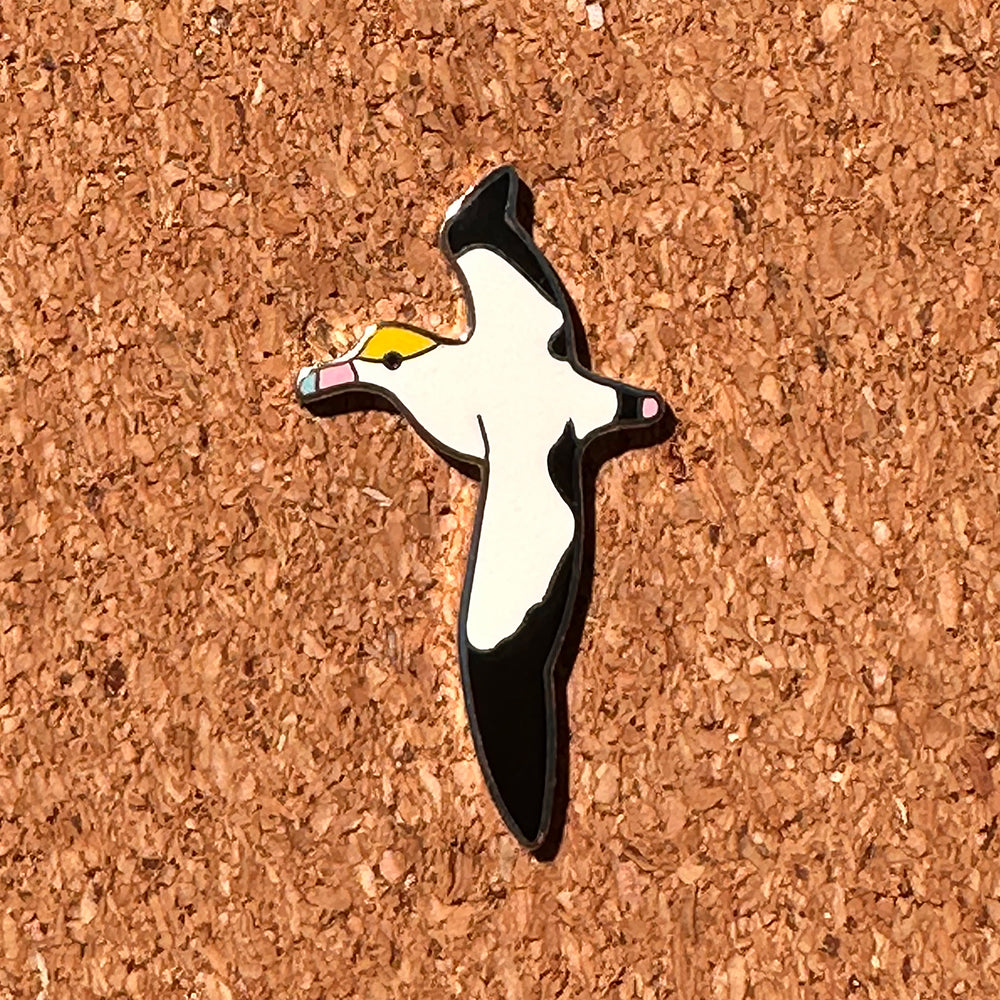 バードピンズ ピンバッジ アホウドリ【日本鳥類保護連盟】