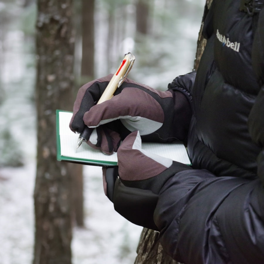 Fieldwork Gloves ダークブラウン【Nature Clips】防寒・超撥水手袋、フィッシングやサイクリングにも