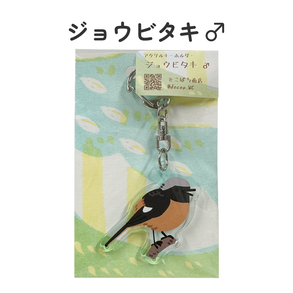 アクリルキーホルダー 野鳥 【でこぱち商店】