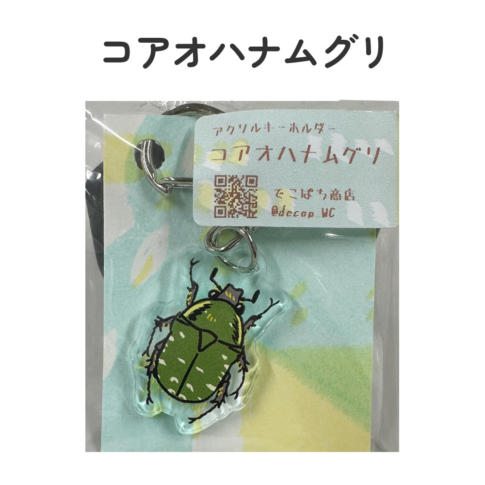 アクリルキーホルダー 野鳥 【でこぱち商店】