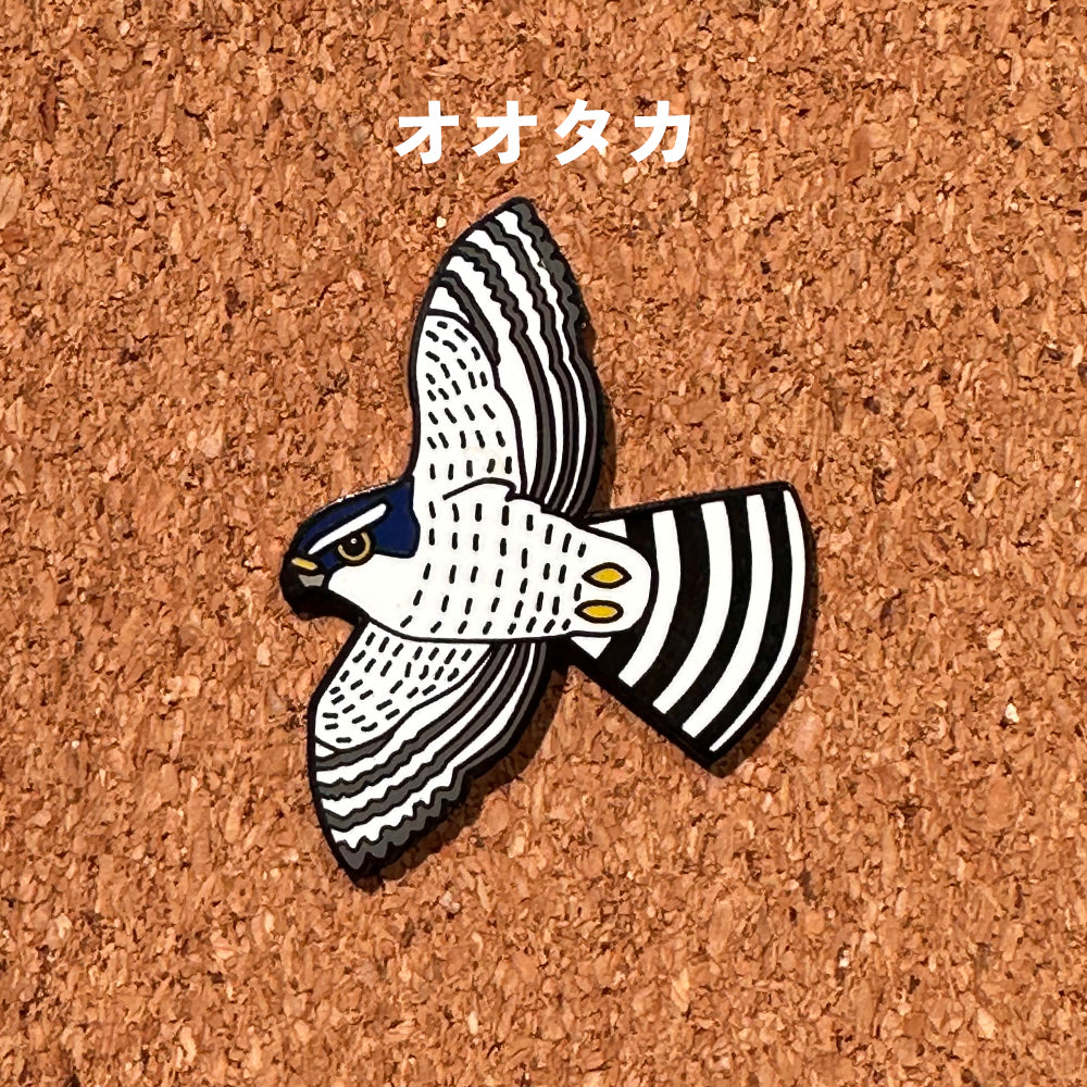 バードピンズ ピンバッジ 全22種【日本鳥類保護連盟】