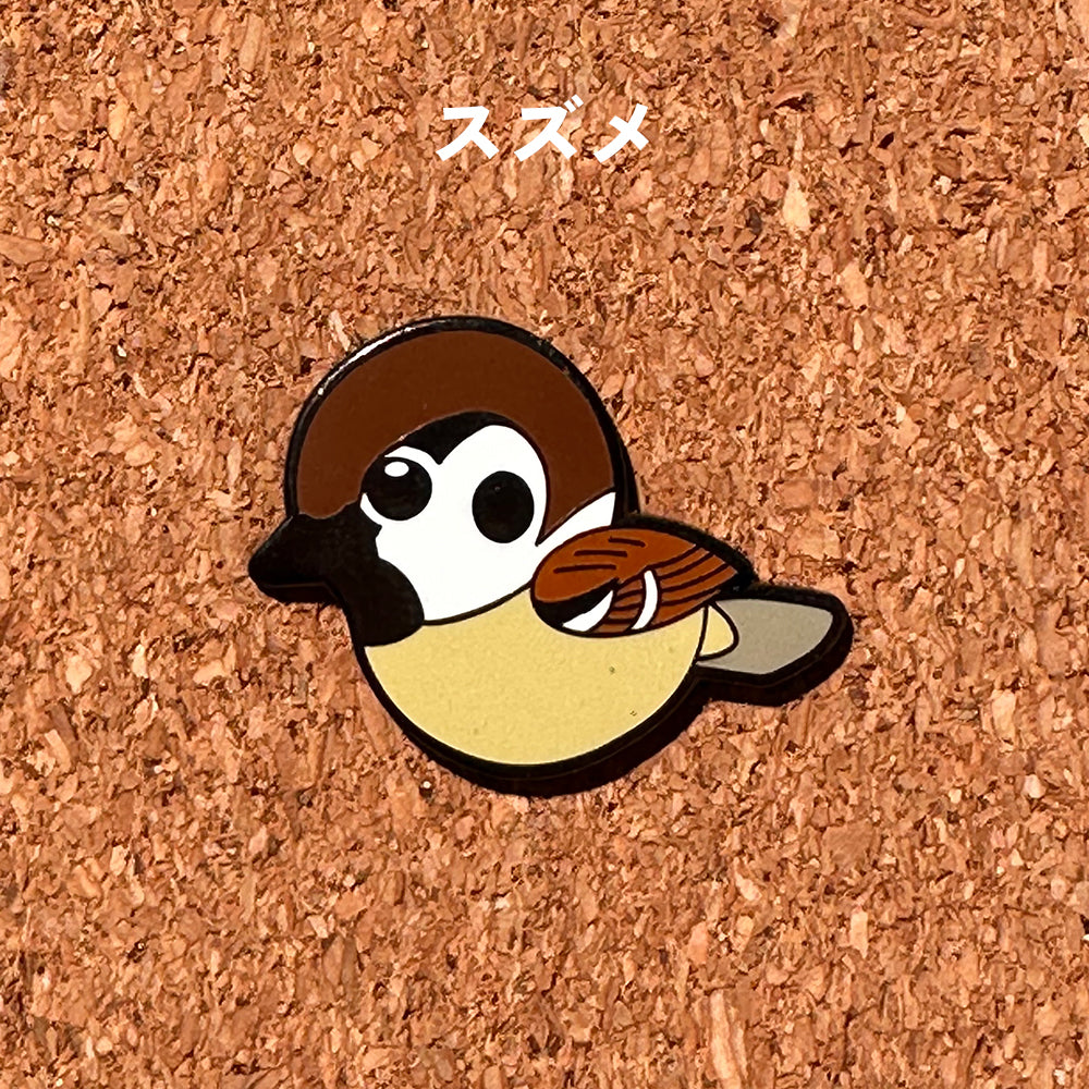 バードピンズ ピンバッジ 全22種【日本鳥類保護連盟】