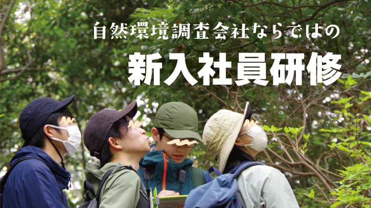自然環境調査会社ならではの新入社員研修2025