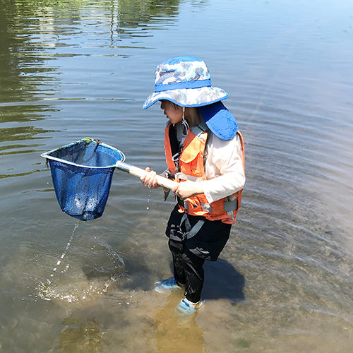 楽しいガサガサ体験！〈たも網〉を使った生きもの探しは、子どもも大人も夢中になる