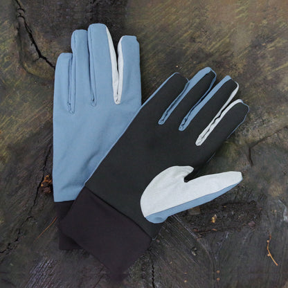 Fieldwork Gloves ブルーグレー【Nature Clips】防寒・超撥水手袋、フィッシングやサイクリングにも【送料込み】