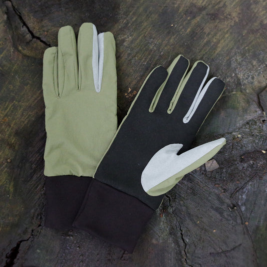 Fieldwork Gloves カーキ【Nature Clips】防寒・超撥水手袋、フィッシングやサイクリングにも【送料込み】