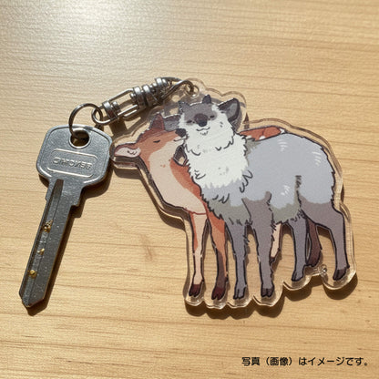 アクリルキーホルダー 【キツネ月】／ネイチャークリップス（NATURE CLIPS） - 公式オンラインストア／株式会社地域環境計画 - ちいかん