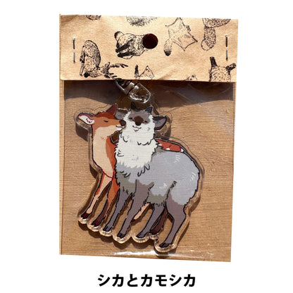 アクリルキーホルダー 【キツネ月】／ネイチャークリップス（NATURE CLIPS） - 公式オンラインストア／株式会社地域環境計画 - ちいかん