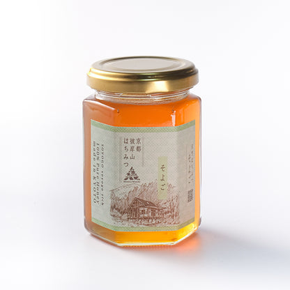 京都彼岸山天然はちみつ そよご180g瓶【Honey Woods】